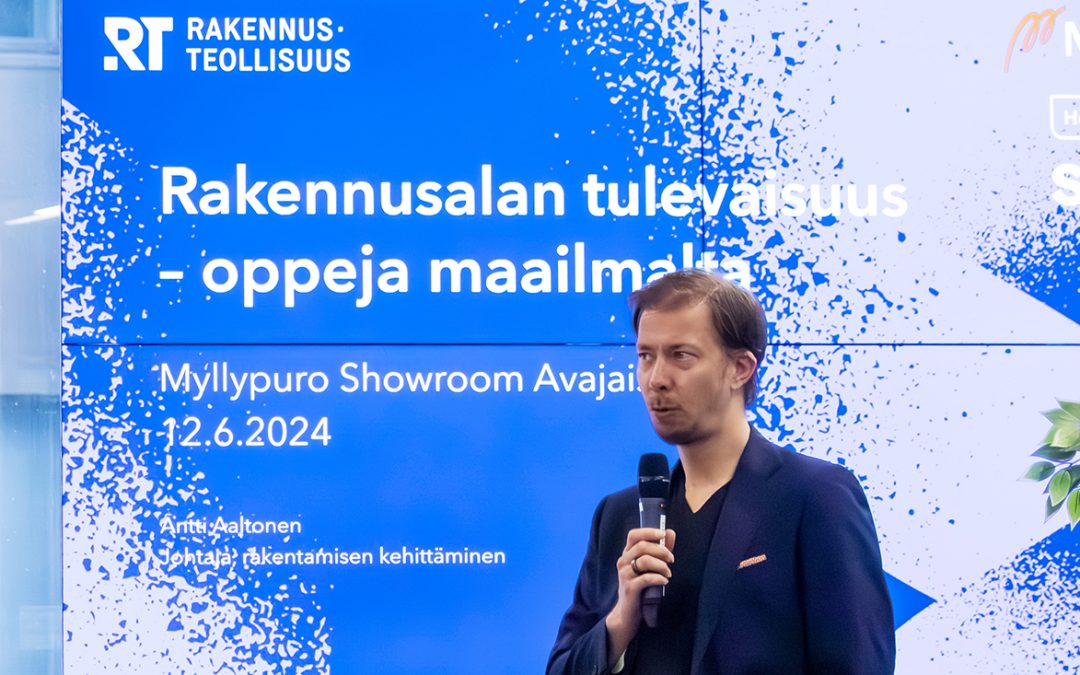 Antti Aaltosen puheenvuoro Myllypuro Showroom Avajaisissa